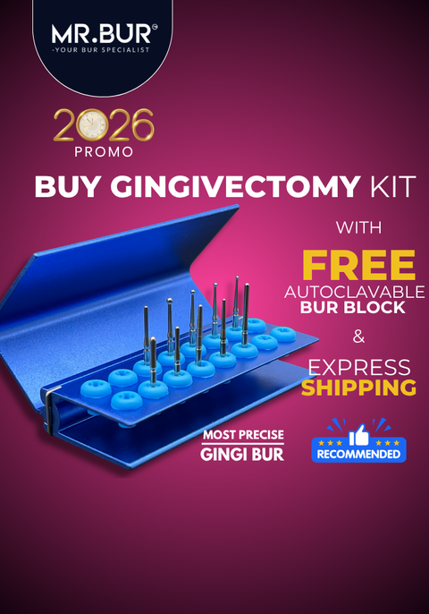 Best gingivectomy burs specialize for gum trimming and tissue adjustment