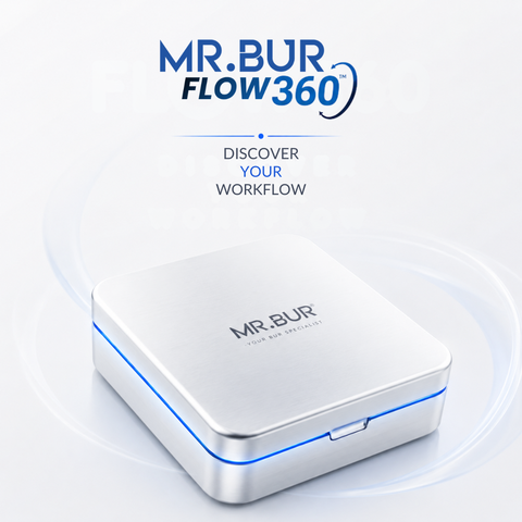 Mr. Bur Flow 360 General Dentist Top Picks dental bur set for cavity preparation, restorative work, finishing, polishing, and daily general dentistry procedures.