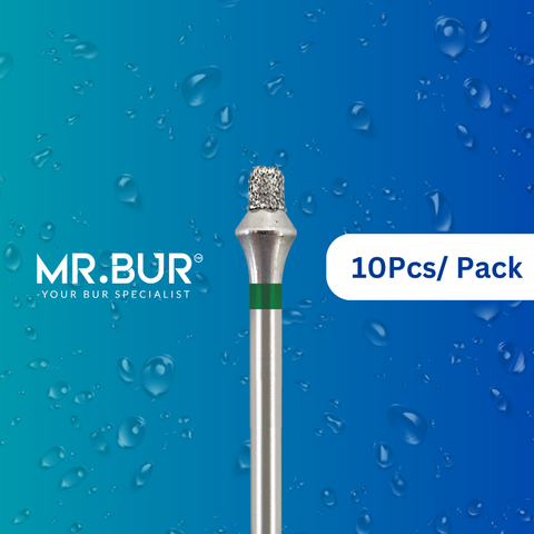 This is the Occlusal Reduction Tapered FG Standard Diamond Bur sold by Mr. Bur the best international dental diamond bur supplier.