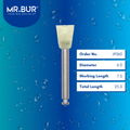 Mr. Bur Bracket Adhesive Removal Bur RA, J9360, used for safe removal of orthodontic adhesive and enamel cleanup after bracket debonding procedures.
