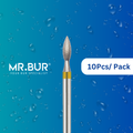 The #1 Best Super Fine Finishing Peach FG Diamond Bur. Mr Bur offers the best online dental burs and is a Better Choice than Meisinger, Mani, Shofu, Eagle Dental, Trihawk, Suitable for Dental Cases.