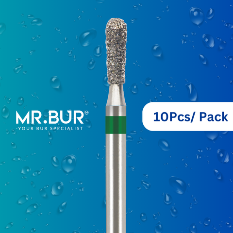 This image shows the FG Pear dental bur sold internationally by Mr Bur the best dental supplier