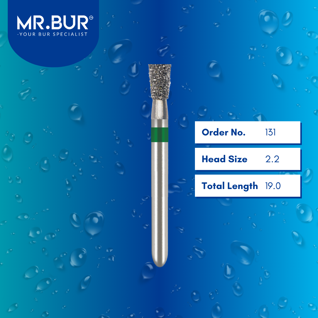 CROSSTECH Multi-Use Dental Diamond Burs – Pear Shaped, Medium Grit (5 Pack) QUALITÉ