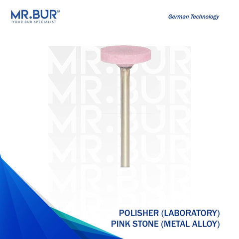 This is the Pink Stone dental bur used in dental Laboratory. it is used for polishing metal alloy. This dental bur is sold by mr Bur the best international dental bur supplier