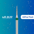 This is the Pointed Cone Coarse FG Diamond Bur sold by Mr Bur the best international dental diamond bur supplier.