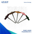 This shows the Arcylic Denture Repair Kit ( Remove Scar and High Shine ) dental burs sold by mr Bur the dental bur supplier