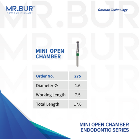 Best Mr. Bur 275 Open Chamber Bur in Pulp Access Kit