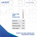 Best Mr. Bur Taper Flat Shape 700 bur in Pulp Access Kit