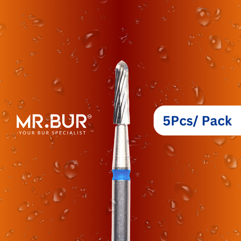 Mr. Bur RA Finishing Carbide Dental Bur ensures precise, smooth finishing for restorations, enhancing surface quality, durability, and procedural accuracy.