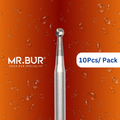 Mr. Bur FG Carbide RA Round Carbide Bur 22mm ensures precise, efficient cutting for cavity preparation and surgical procedures, enhancing accuracy and control.