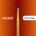 Mr. Bur Round Ball Finishing Carbide Bur FG ensures precise, smooth finishing for restorations, enhancing surface quality, durability, and procedural control.