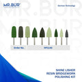 There are 9 Resin Bridgework Polishing Kit dental burs sold mr Bur the best international dental bur supplier
