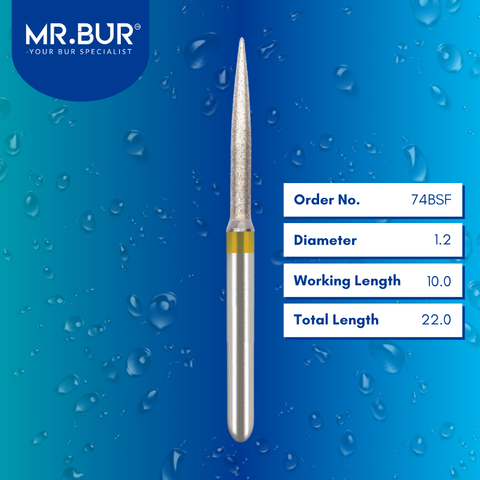 Super Fine Finishing Flame Diamond Bur FG 5pcs/pack