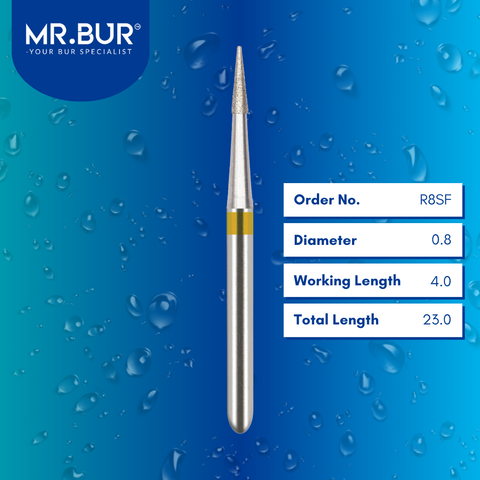 Super Fine Grit Finishing Pointed Cone Diamond Bur FG (Smile Design)