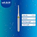 Mr. Bur 32ASF Super Fine Finishing Taper Round End Diamond Bur FG are tools used in multiple dental procedures. Their taper round end heads are ideal for effective prophylaxis, use on fillings, crown preparation, cavity preparation, and chamfer margin bur.