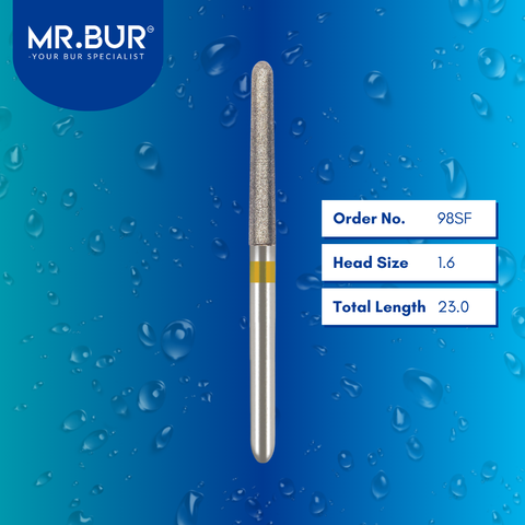 Super Fine Finishing Taper Round End Diamond Bur FG