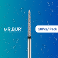 This is the Cool Twister Line Super Coarse Taper Torpedo FG Diamond Bur sold by Mr. Bur the Best international dental bur supplier.