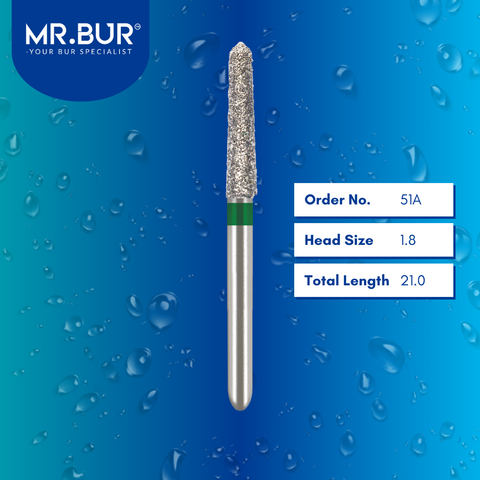 Taper Torpedo Coarse Diamond Bur FG