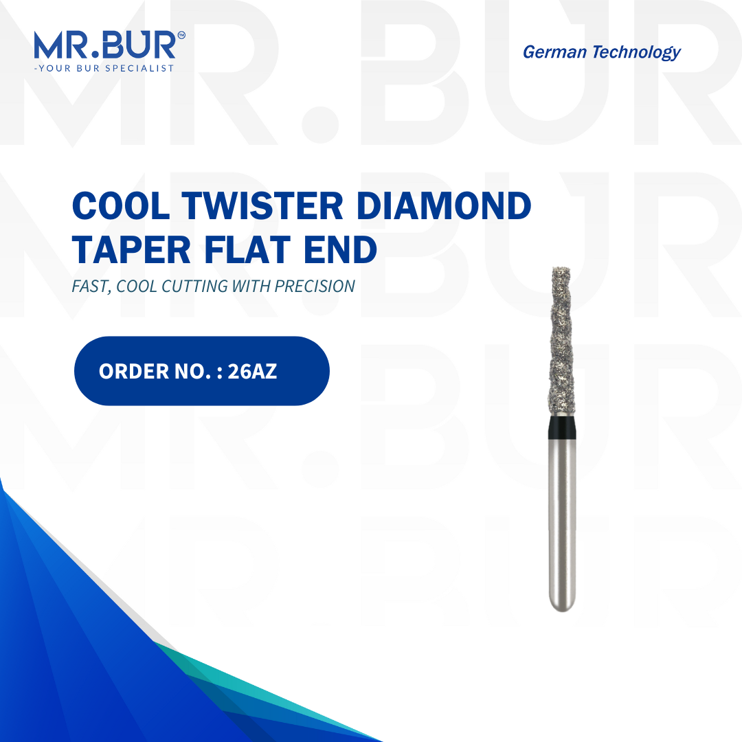 Best Spiral Taper Flat End Diamond Bur FG 30pcs | MR. BUR – Mr Bur