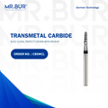 The #1 Transmetal Carbide Bur FG Crown Cutter by Mr. Bur, expertly designed for efficient crown cutting and separation, fully sterilizable for repeated use. A top choice over Meisinger, Mani, Shofu, Eagle Dental, and Trihawk, making it ideal for precise dental procedures.