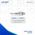 This is a zoomed view of the Turbo 5 Handpiece Series dental bur sold by mr Bur the best international dental bur supplier
